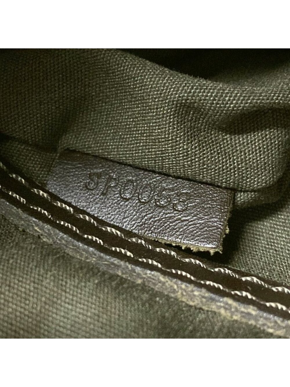 Louis Vuitton Backpack Monogram Mini Montsouris Khaki Leather - Picture 9 of 15